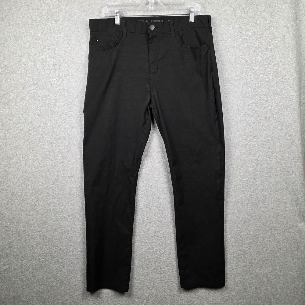 Denali Pants Mens‎ 36x31 Black Chino Straight Leg 5 Pocket Casual Outdoor